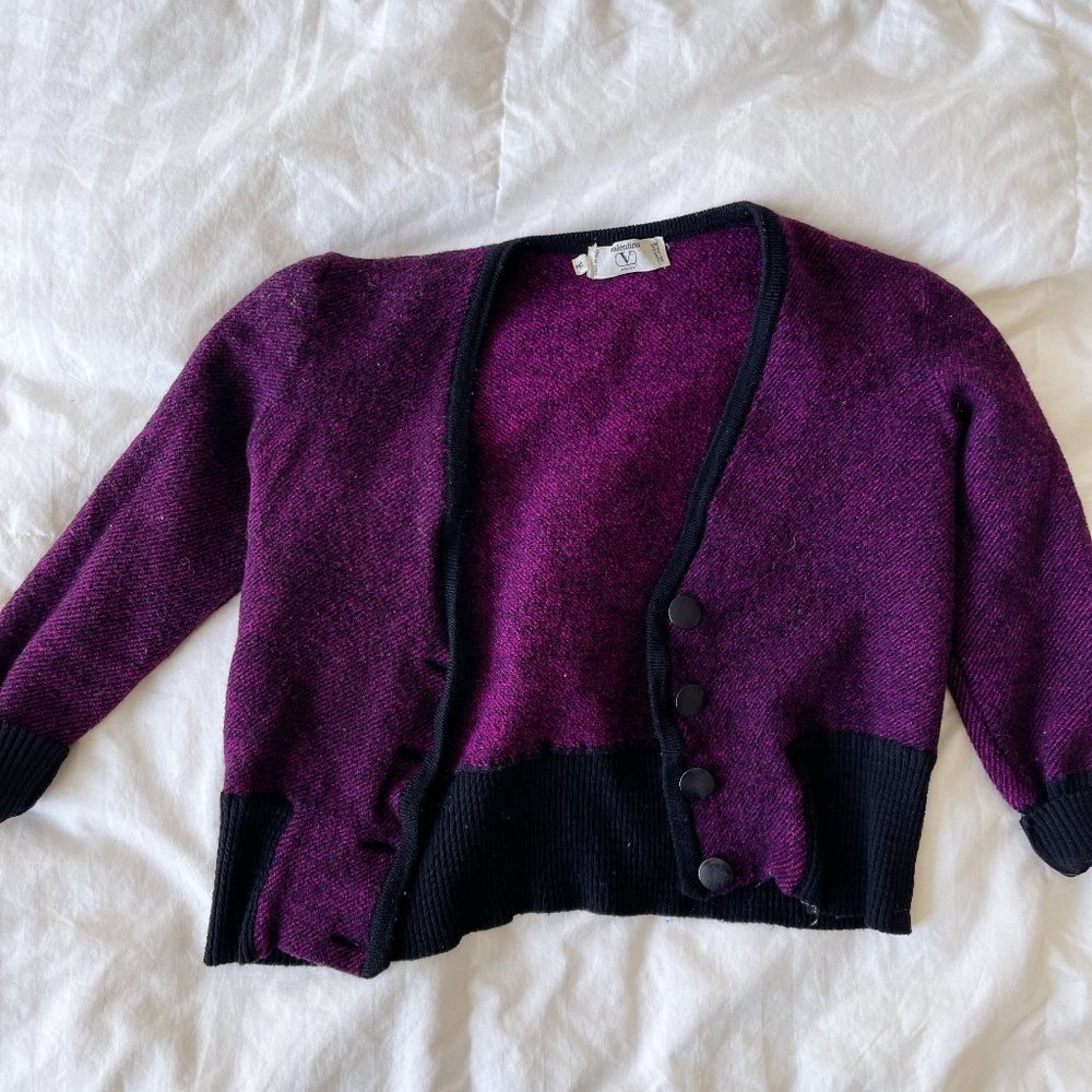 Vintage Miss V Valentino Wool Cardigan